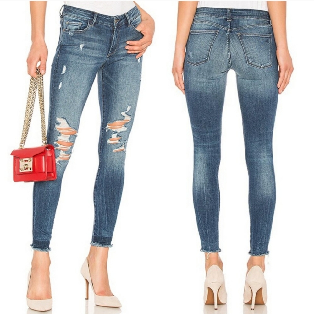 DL1961 Emma Power Legging Sz 31 Westwood Distressed Jeans Casual